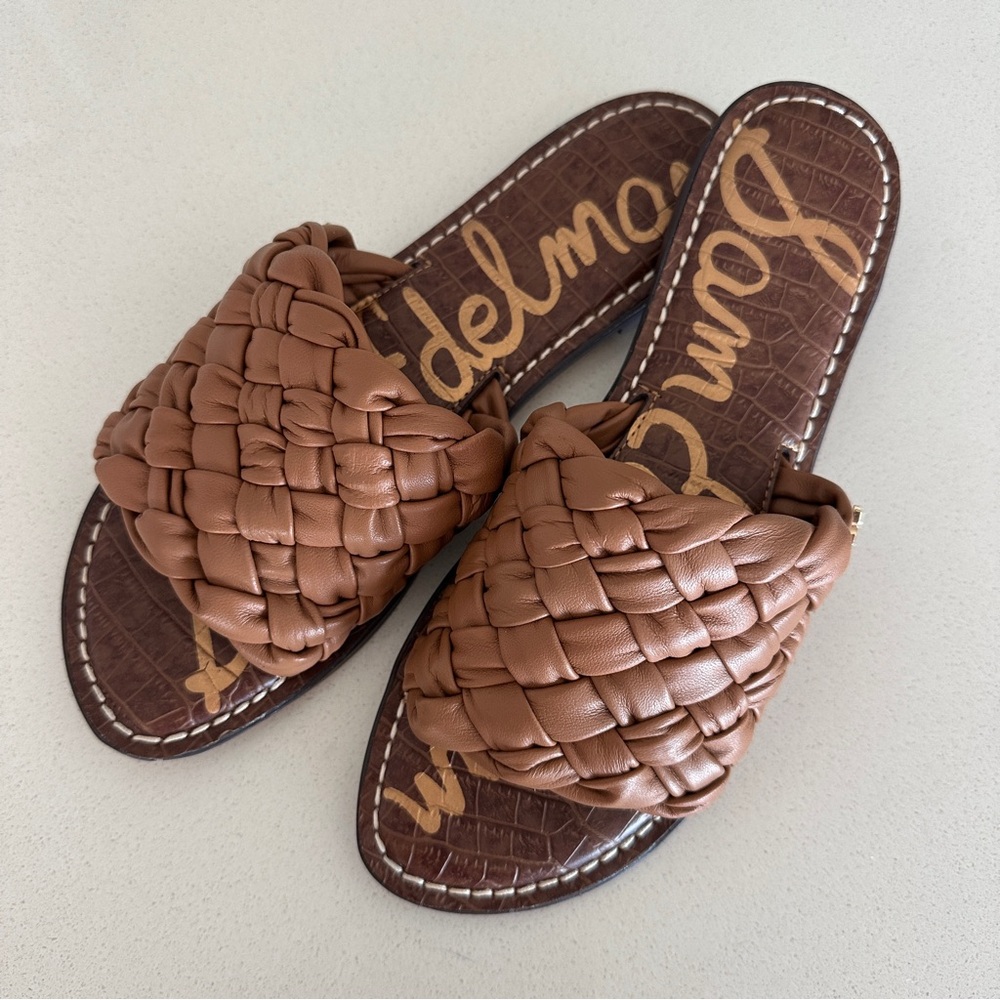 *New* Sam Edelman Women's Griffin Flat Woven Sandals size 8.5